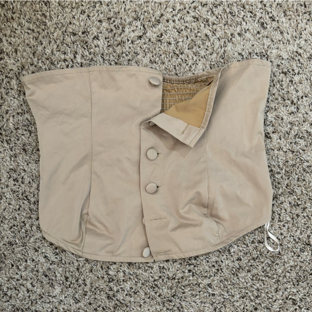 Khaki Corset Top